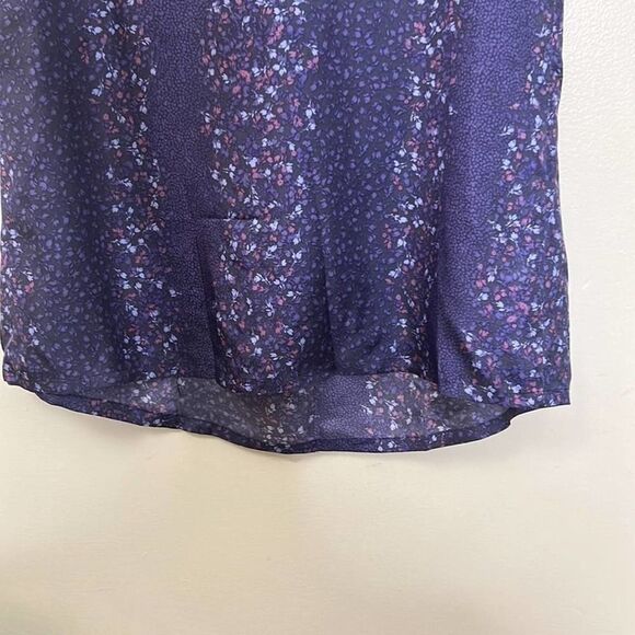 NWT J.JILL 100% SILK BLUE MARIN SIZE‎ M - Picture 6 of 7